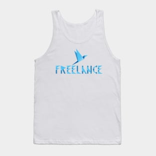 Just a Freelance Bage Tank Top